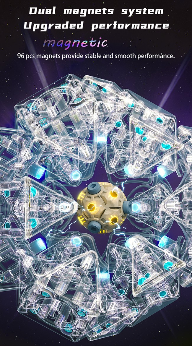 DianSheng CTO Corner Turning Octahedron Core-Magnetic Cube with Primary Core